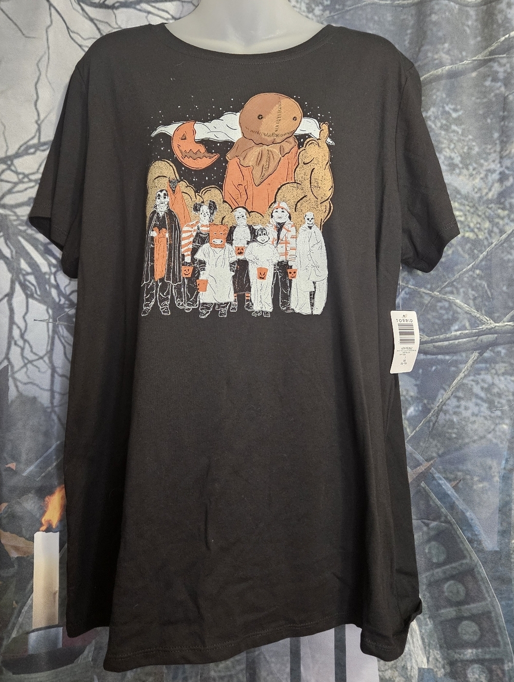 NWT Torrid Trick R Treat Samhain Graphic Tee